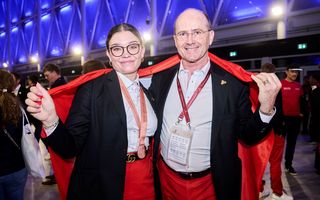 Naibi Giuliana Duttweiler mit ihrem Coach Egidio Marcato