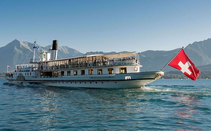 Dampfschiss Bluemlisalp