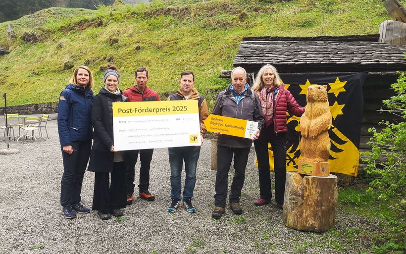 Post-Förderpreis Übergabe im Haslital