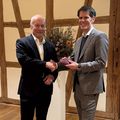 Stabübergabe Heinz Scheidegger (l.) und Mark Ziegler 