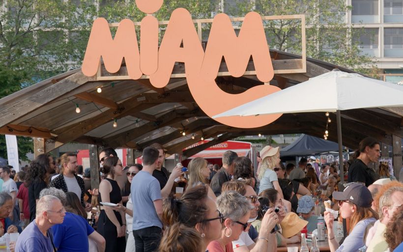 le nombreux public du Miam Festival
