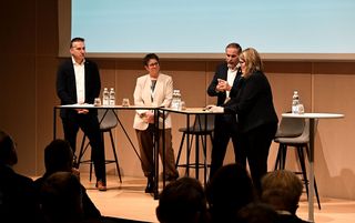 Podiumsdiskussion mit Berno Stoffel, Janine Bunte, Martin Nydegger und Monika Bandi