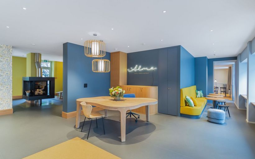 Rezeption Hotel Alma