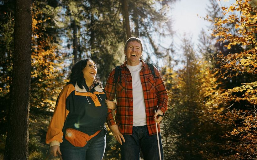 Menschen Spaziergang