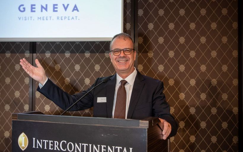 Alain Pittet lors du Dîner des ambassadeurs