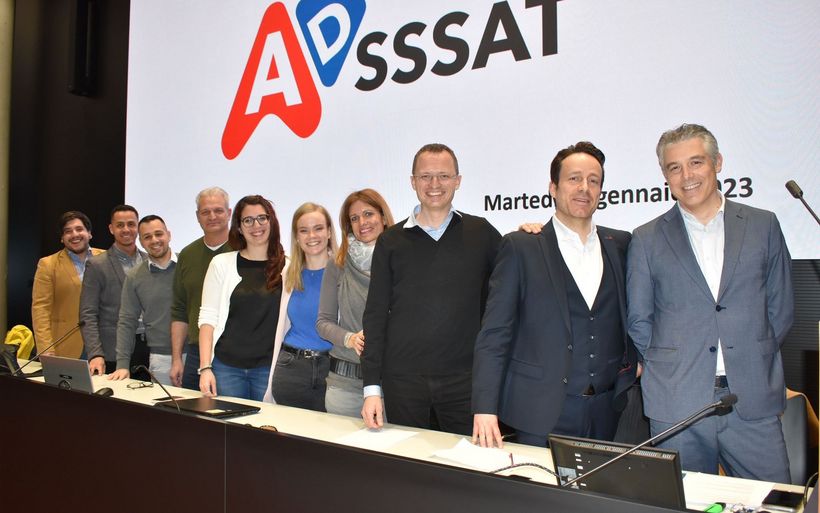 Gründungsmitglieder des Absolventen-Verein SSSAT